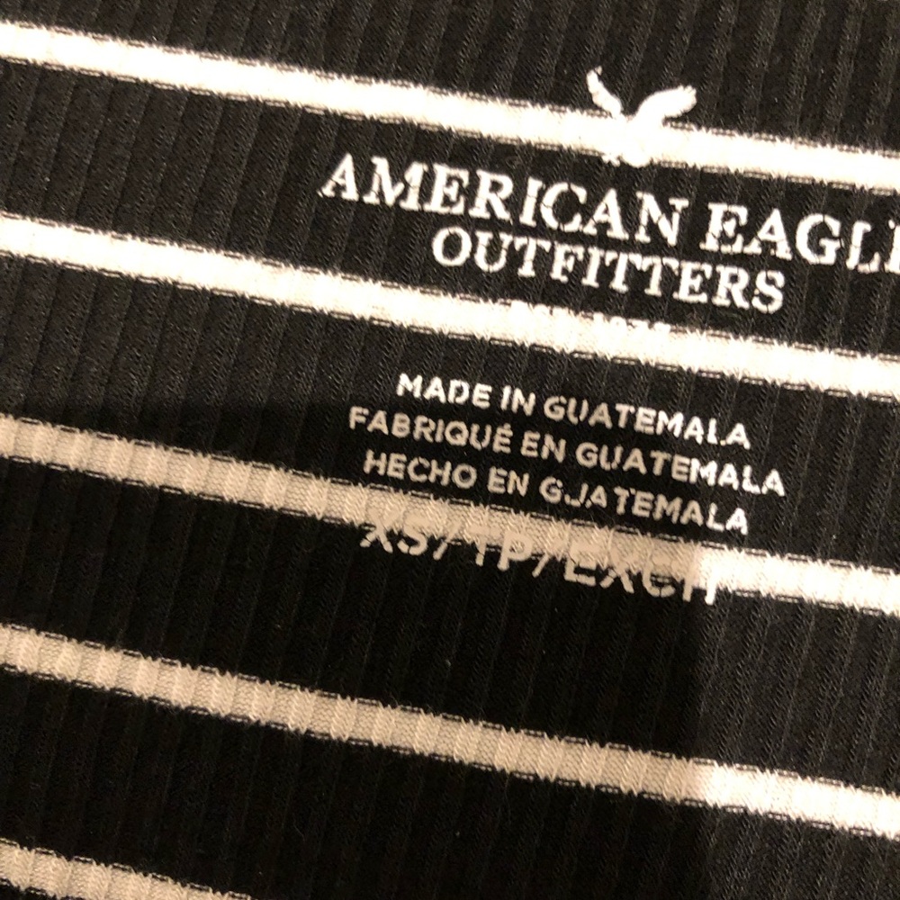 💜 2 for $12 American Eagle Strappy Striped Top - Picture 3 of 4